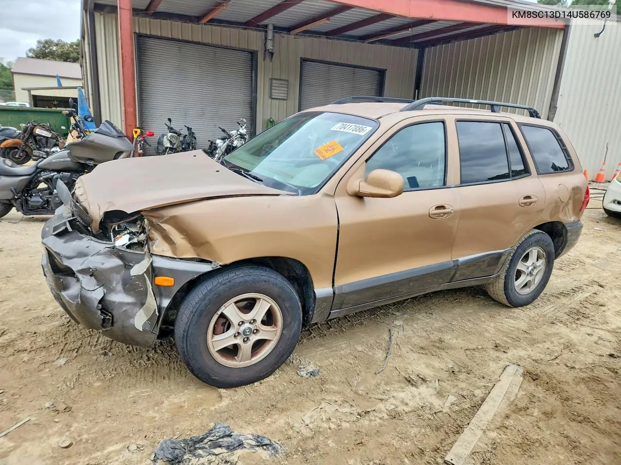 HYUNDAI SANTA FE 2004, VIN KM8SC13D14U586769