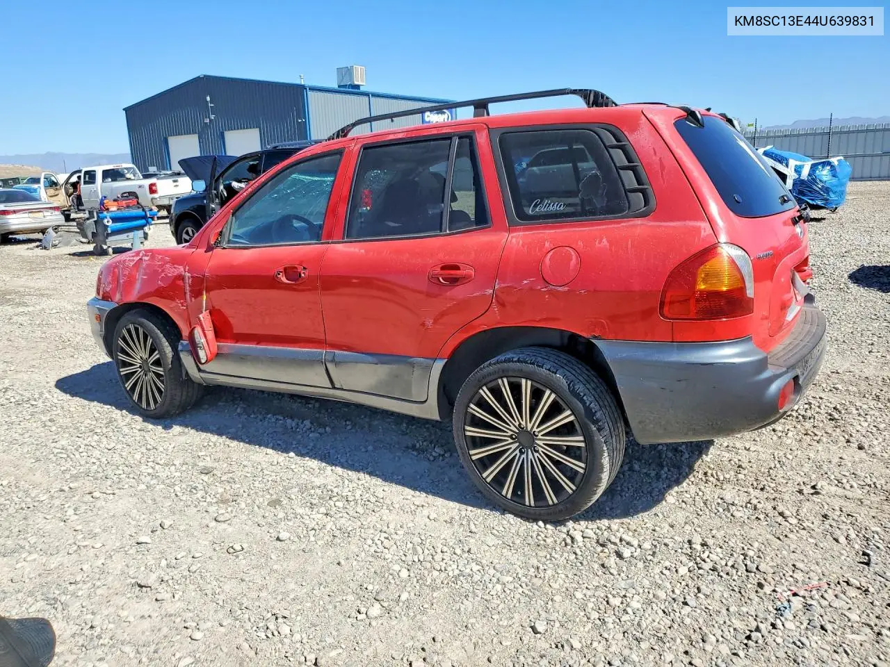 2004 HYUNDAI SANTA FE VIN KM8SC13E44U639831 — фото 2