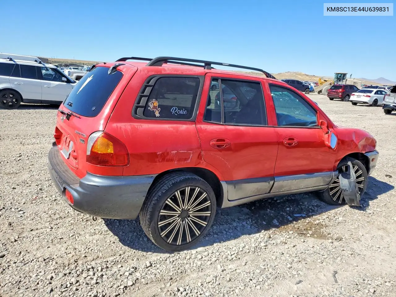 2004 HYUNDAI SANTA FE VIN KM8SC13E44U639831 — фото 3