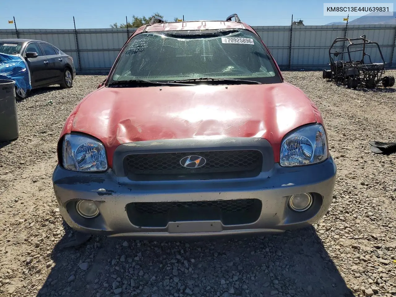2004 HYUNDAI SANTA FE VIN KM8SC13E44U639831 — фото 5