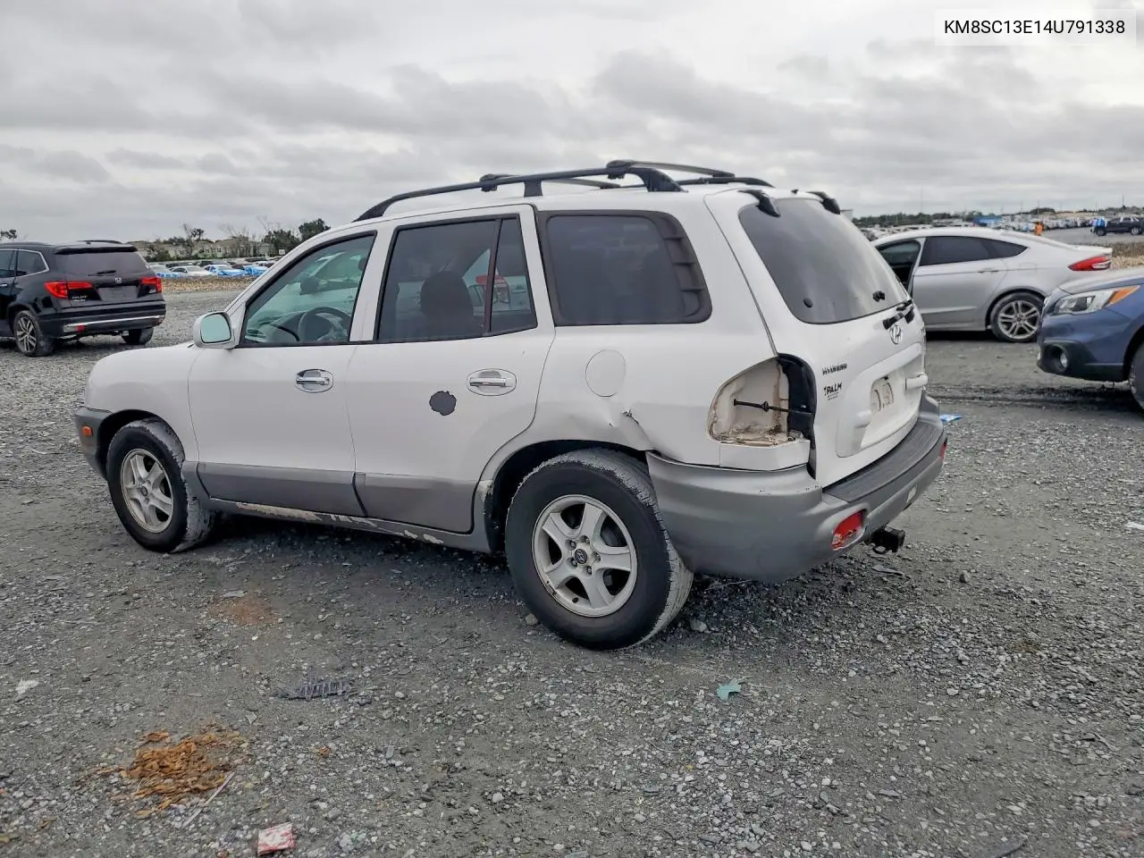 2004 HYUNDAI SANTA FE VIN KM8SC13E14U791338 — фото 2