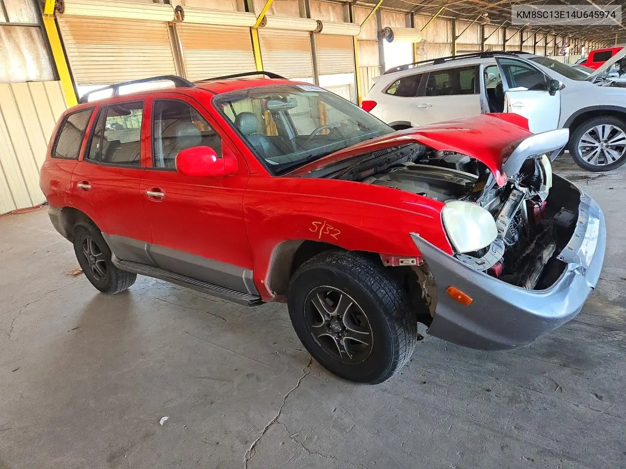 2004 HYUNDAI SANTA FE VIN KM8SC13E14U645974 — фото 4
