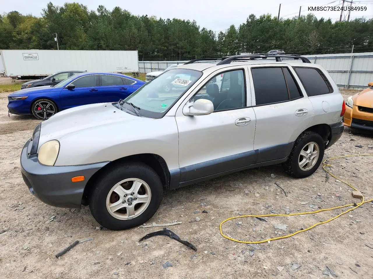 HYUNDAI SANTA FE 2004, VIN KM8SC73E24U584959