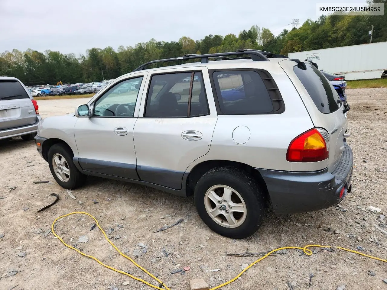 2004 HYUNDAI SANTA FE VIN KM8SC73E24U584959 — фото 2