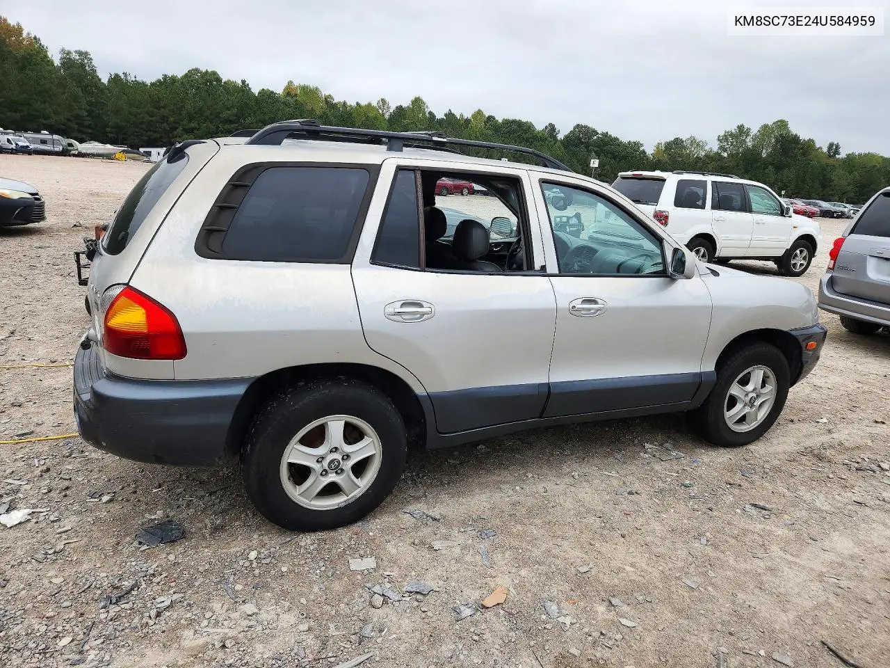 2004 HYUNDAI SANTA FE VIN KM8SC73E24U584959 — фото 3