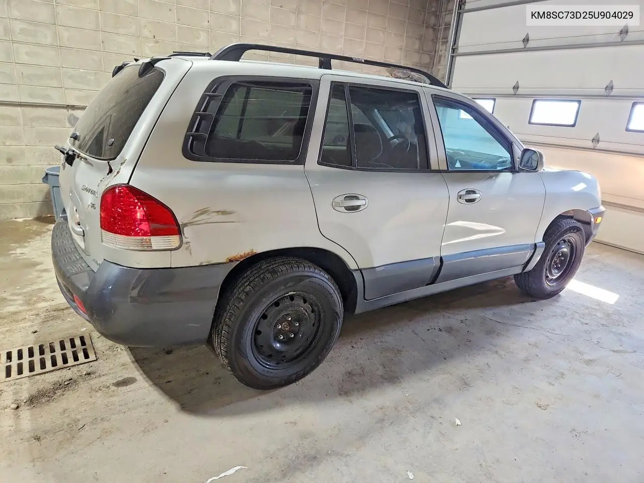 2005 HYUNDAI SANTA FE VIN KM8SC73D25U904029 — фото 3
