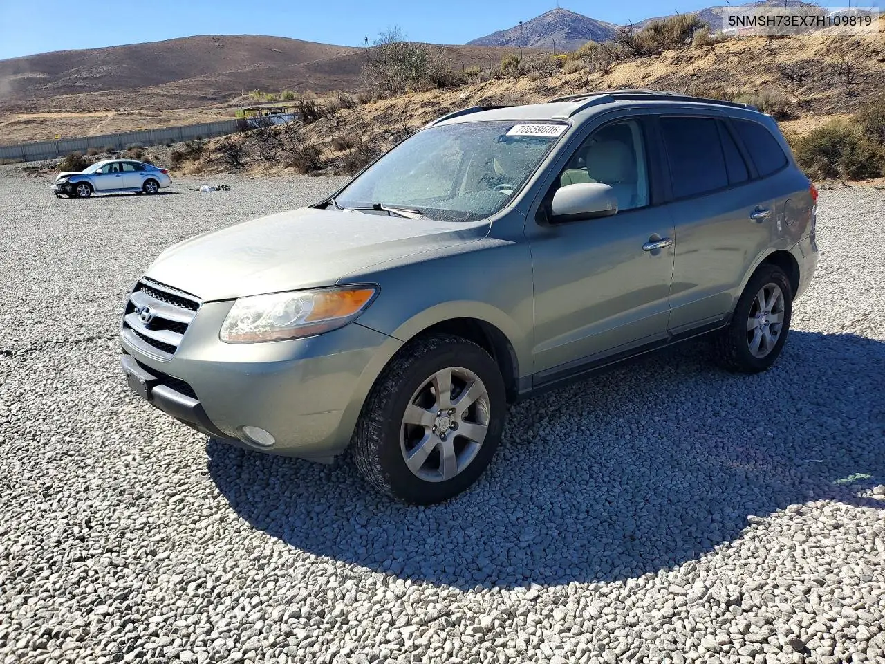 HYUNDAI SANTA FE 2007, VIN 5NMSH73EX7H109819