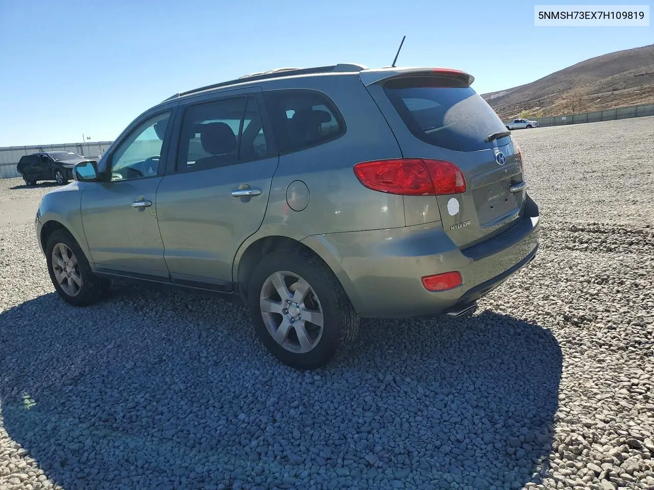 2007 HYUNDAI SANTA FE VIN 5NMSH73EX7H109819 — фото 2