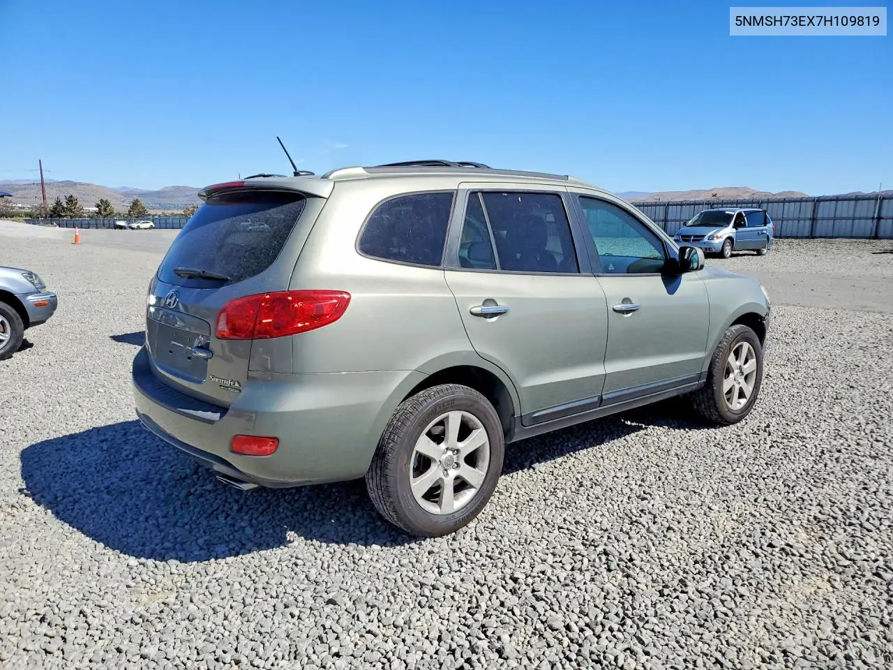 2007 HYUNDAI SANTA FE VIN 5NMSH73EX7H109819 — фото 3