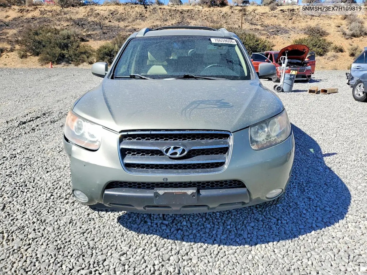 2007 HYUNDAI SANTA FE VIN 5NMSH73EX7H109819 — фото 5