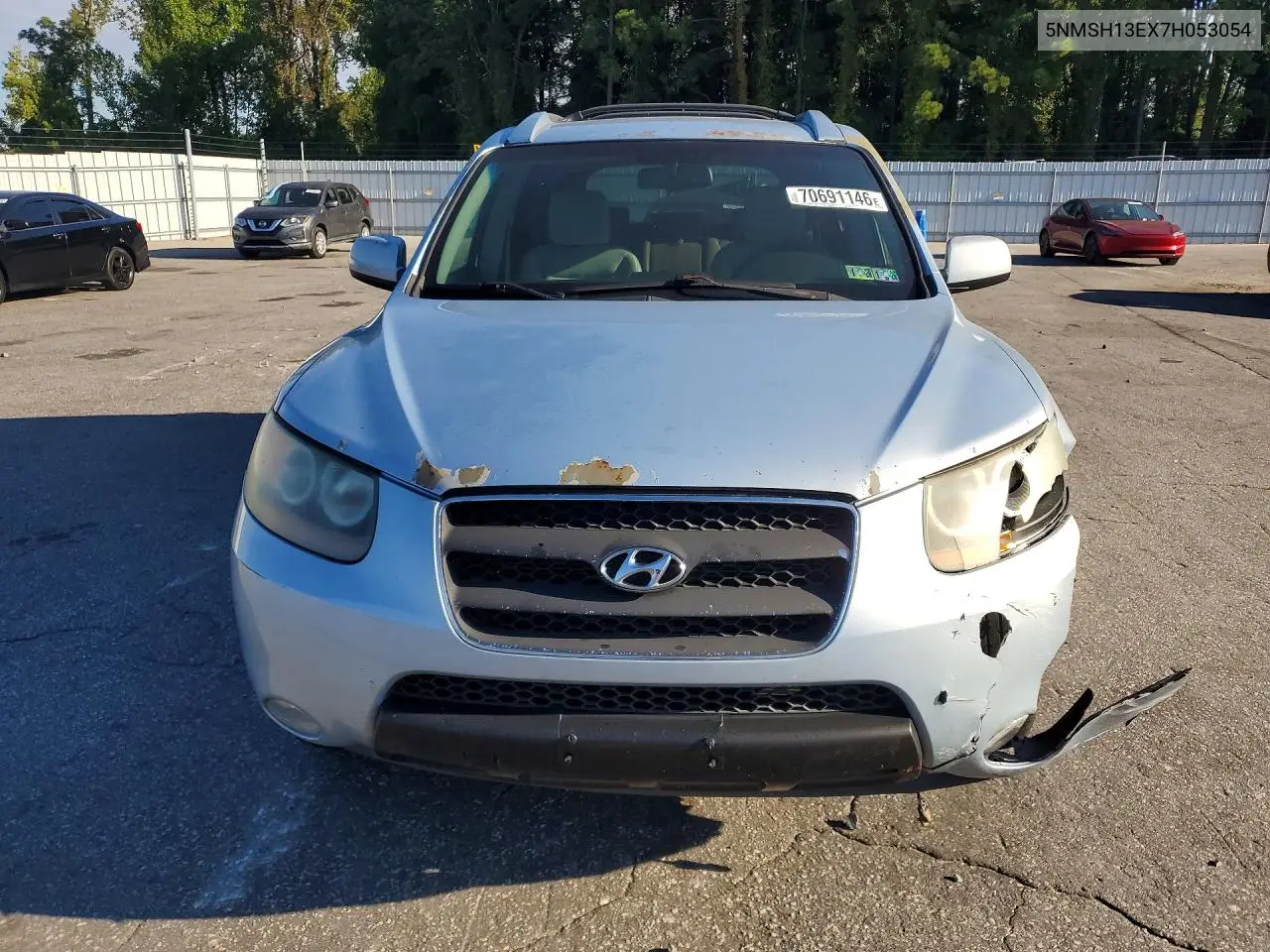 2007 HYUNDAI SANTA FE VIN 5NMSH13EX7H053054 — фото 5