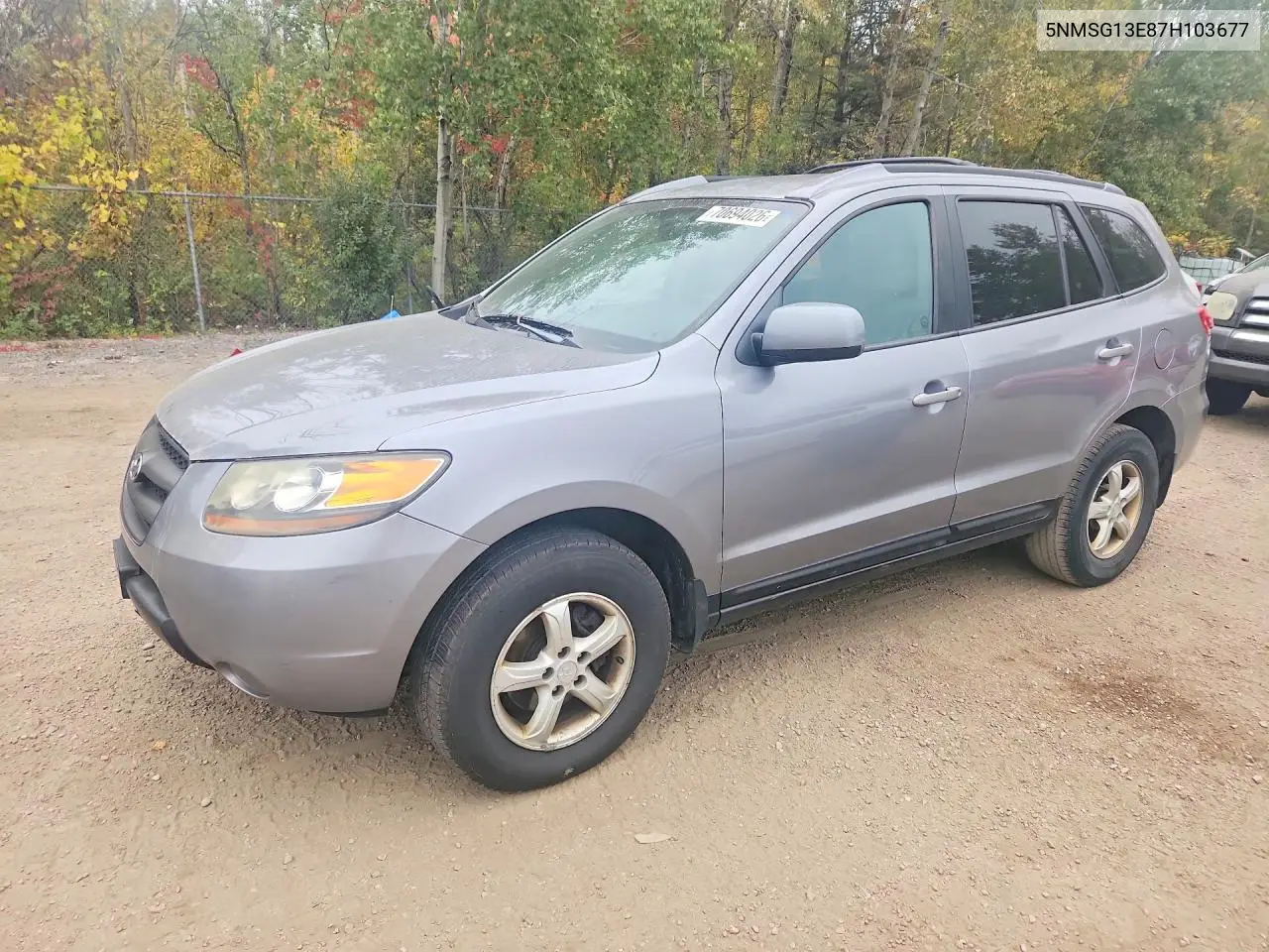 HYUNDAI SANTA FE 2007, VIN 5NMSG13E87H103677