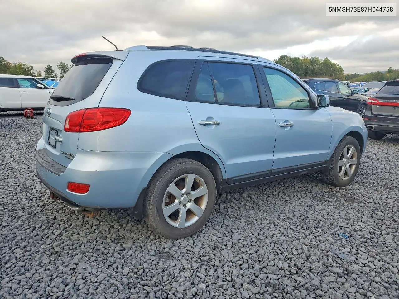 2007 HYUNDAI SANTA FE VIN 5NMSH73E87H044758 — фото 3