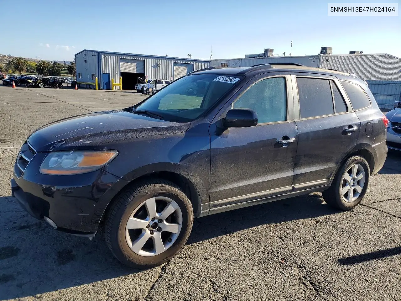 HYUNDAI SANTA FE 2007, VIN 5NMSH13E47H024164