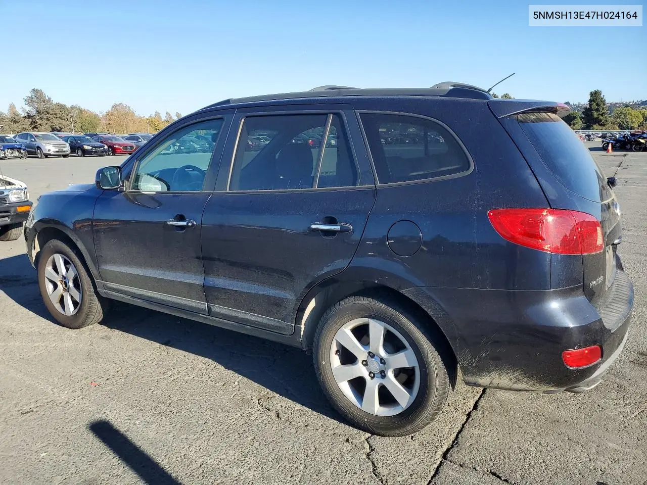 2007 HYUNDAI SANTA FE VIN 5NMSH13E47H024164 — фото 2