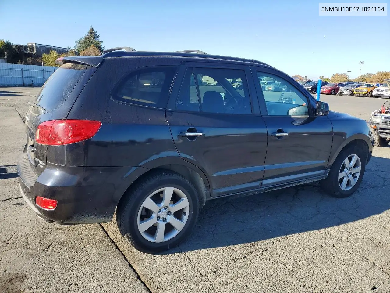 2007 HYUNDAI SANTA FE VIN 5NMSH13E47H024164 — фото 3
