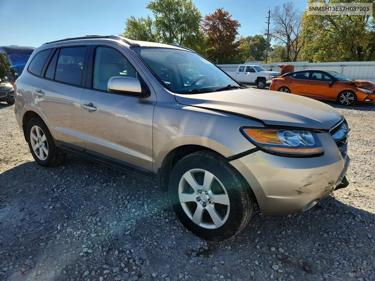 2007 HYUNDAI SANTA FE VIN 5NMSH13E57H037005 — фото 4