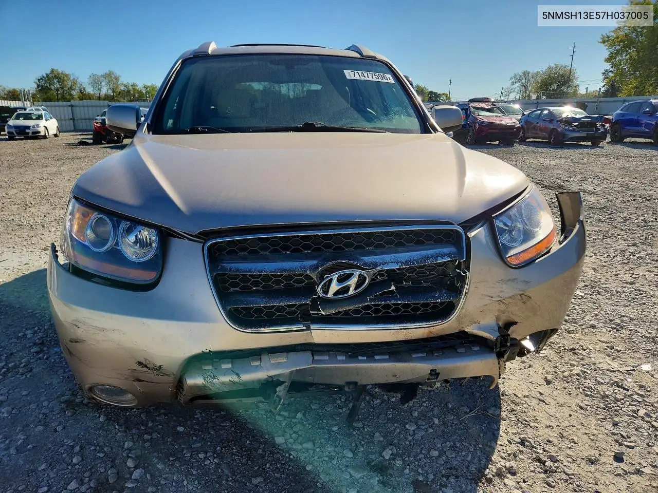 2007 HYUNDAI SANTA FE VIN 5NMSH13E57H037005 — фото 5