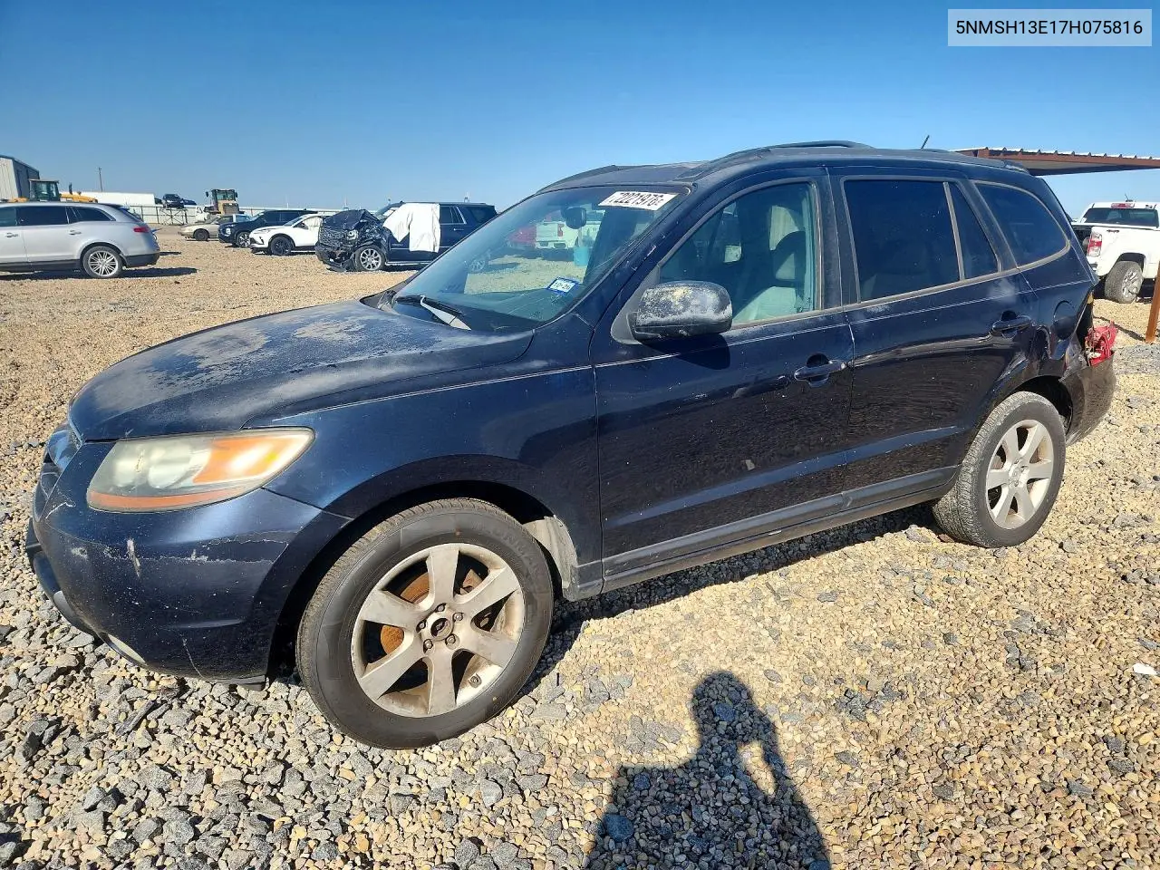HYUNDAI SANTA FE 2007, VIN 5NMSH13E17H075816