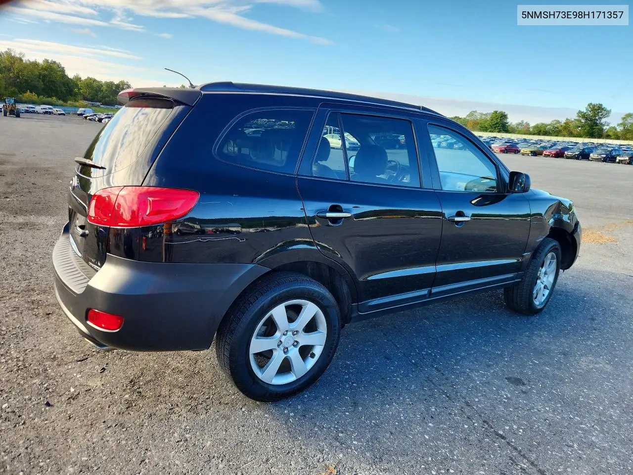 2008 HYUNDAI SANTA FE VIN 5NMSH73E98H171357 — фото 3