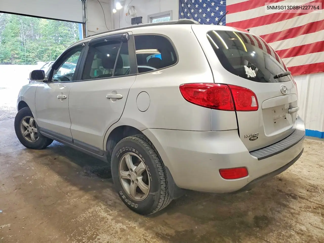 2008 HYUNDAI SANTA FE VIN 5NMSG13D88H227764 — фото 2