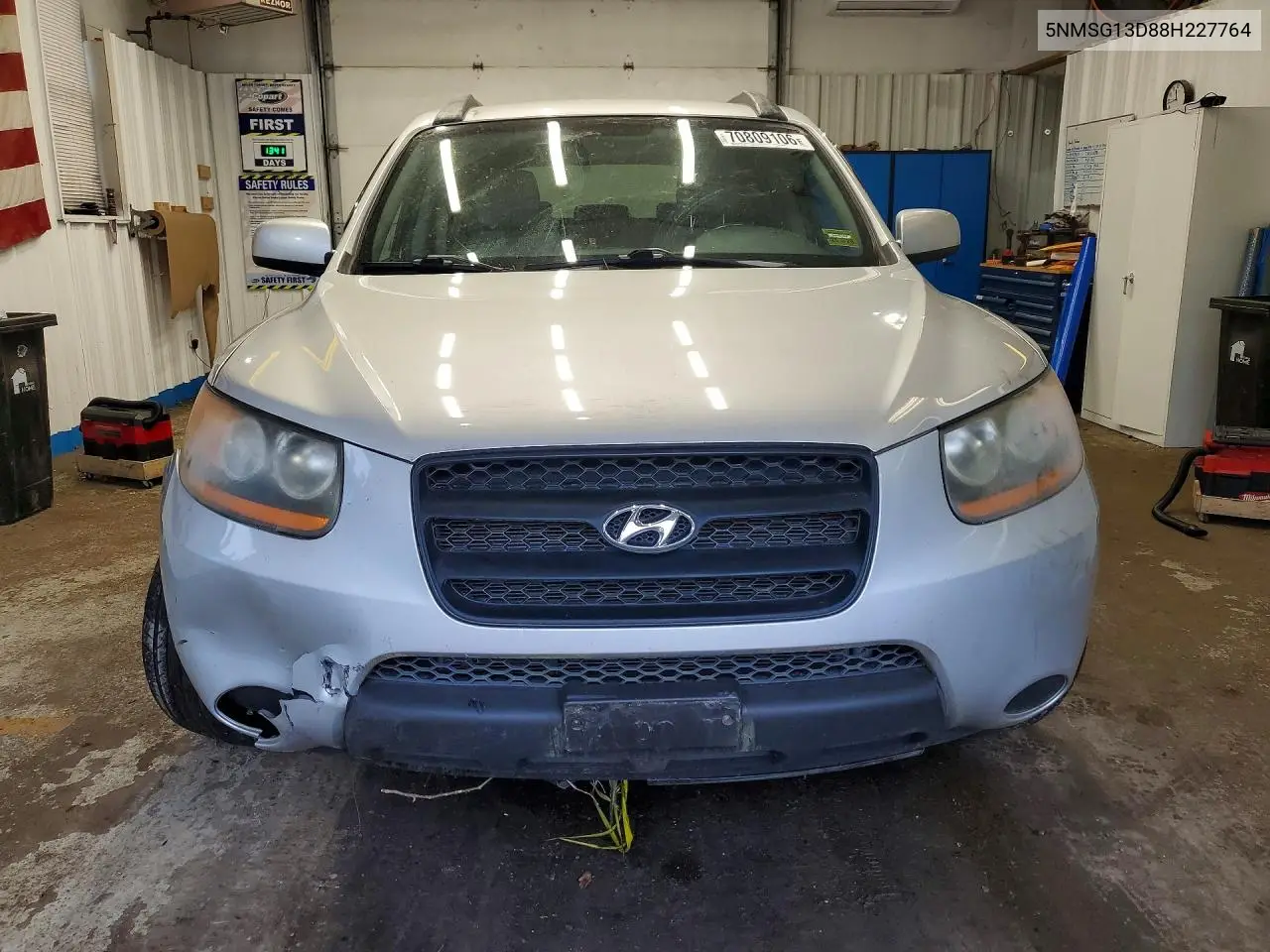 2008 HYUNDAI SANTA FE VIN 5NMSG13D88H227764 — фото 5