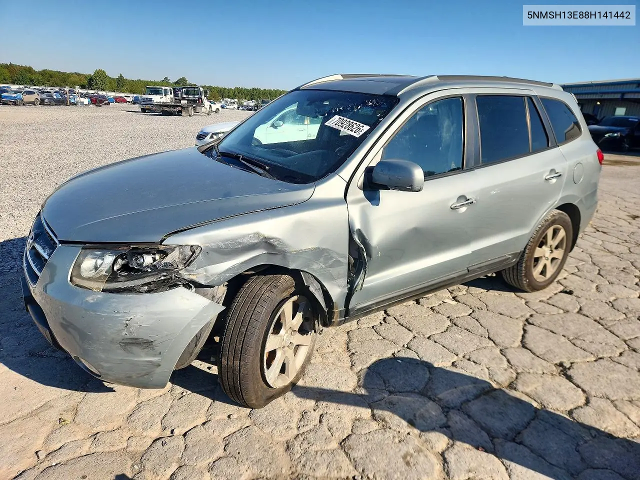 HYUNDAI SANTA FE 2008, VIN 5NMSH13E88H141442