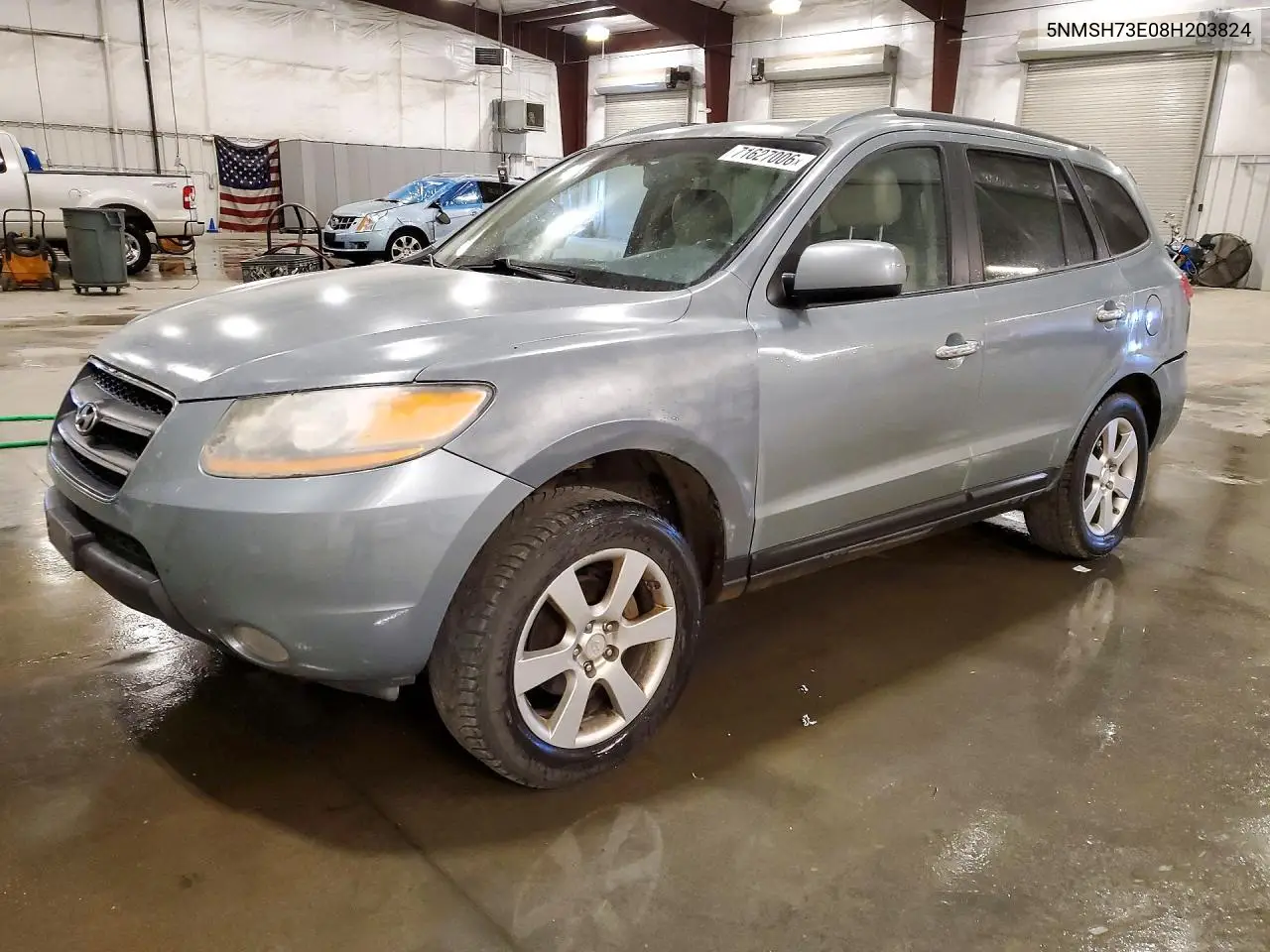 HYUNDAI SANTA FE 2008, VIN 5NMSH73E08H203824