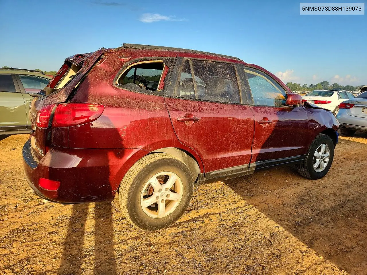 2008 HYUNDAI SANTA FE VIN 5NMSG73D88H139073 — фото 3