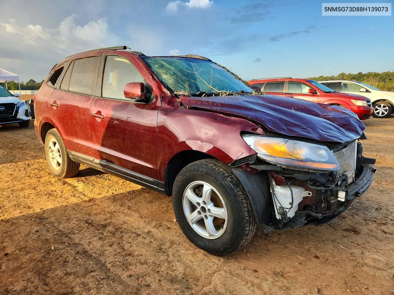 2008 HYUNDAI SANTA FE VIN 5NMSG73D88H139073 — фото 4