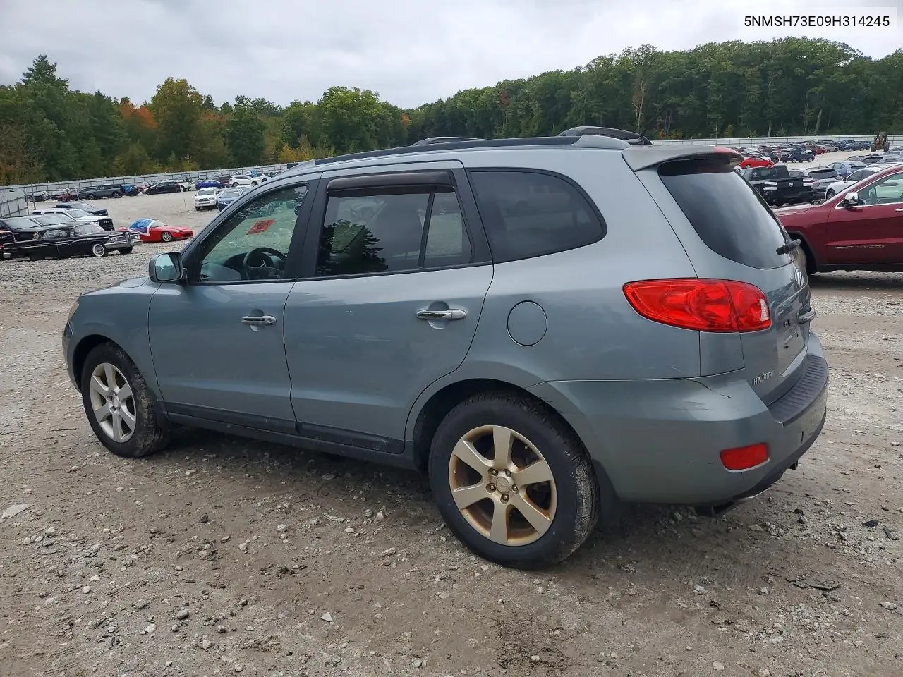 2009 HYUNDAI SANTA FE VIN 5NMSH73E09H314245 — фото 2