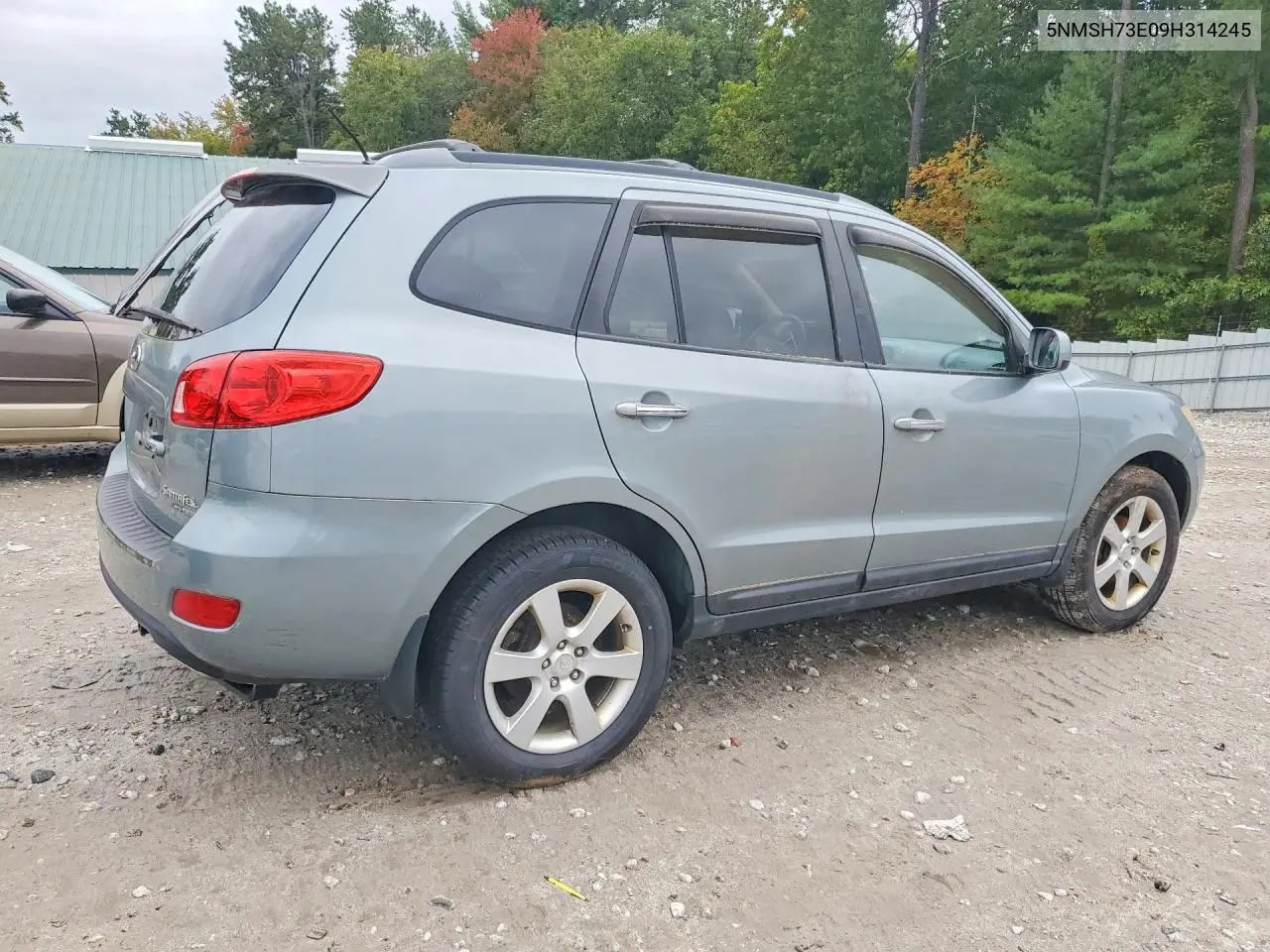 2009 HYUNDAI SANTA FE VIN 5NMSH73E09H314245 — фото 3
