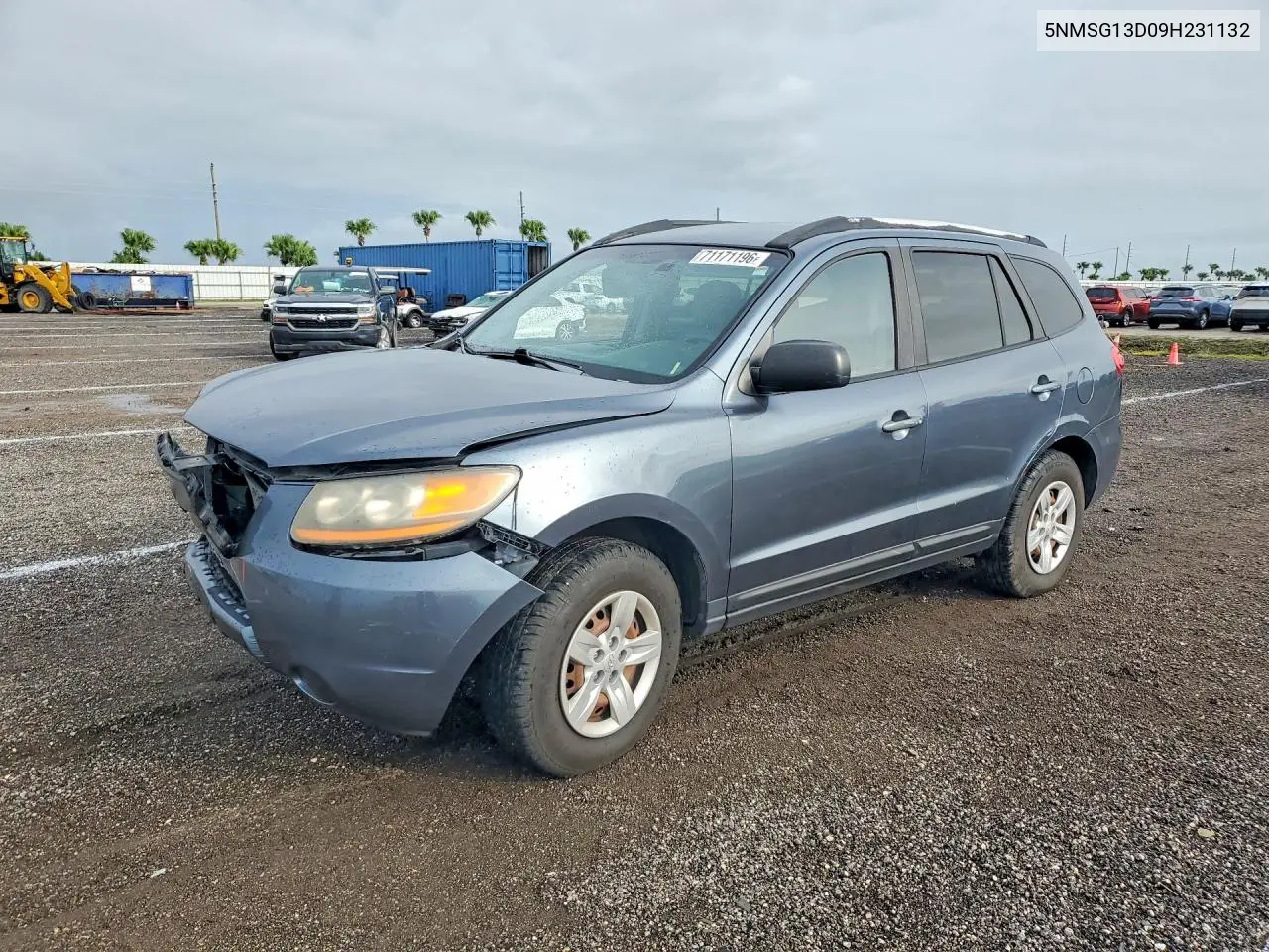 HYUNDAI SANTA FE 2009, VIN 5NMSG13D09H231132