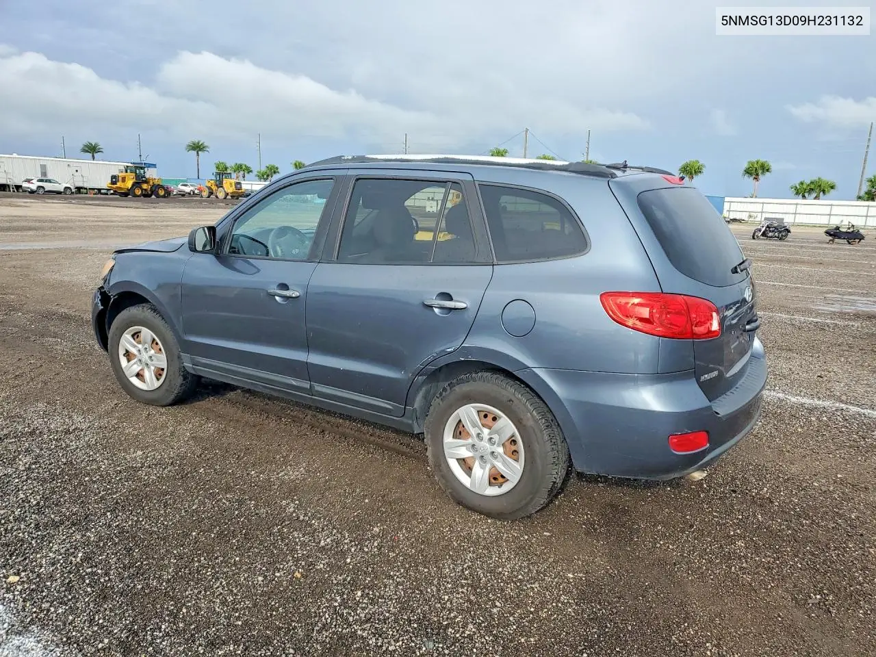2009 HYUNDAI SANTA FE VIN 5NMSG13D09H231132 — фото 2