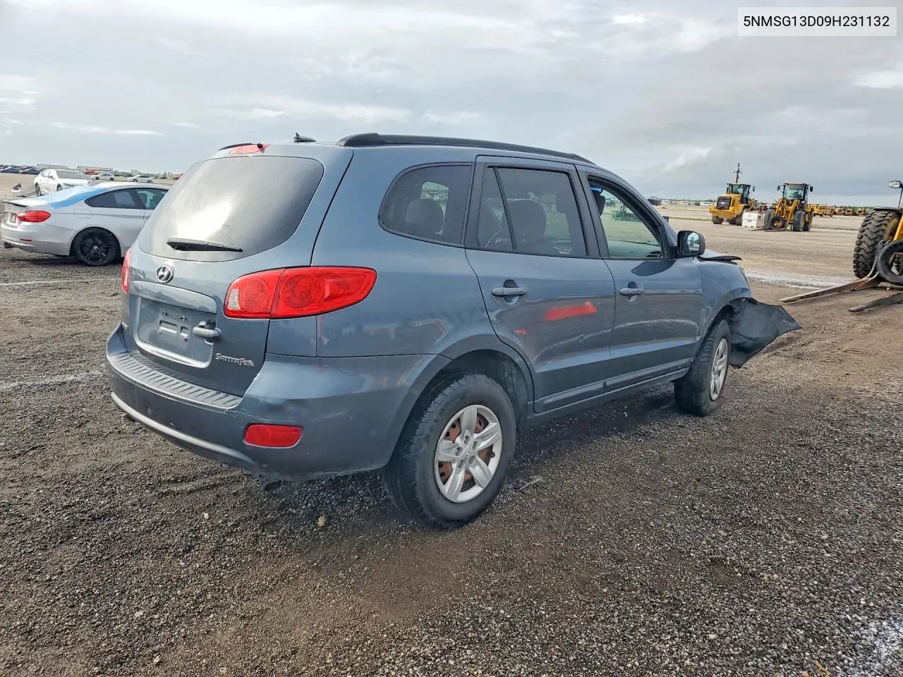 2009 HYUNDAI SANTA FE VIN 5NMSG13D09H231132 — фото 3