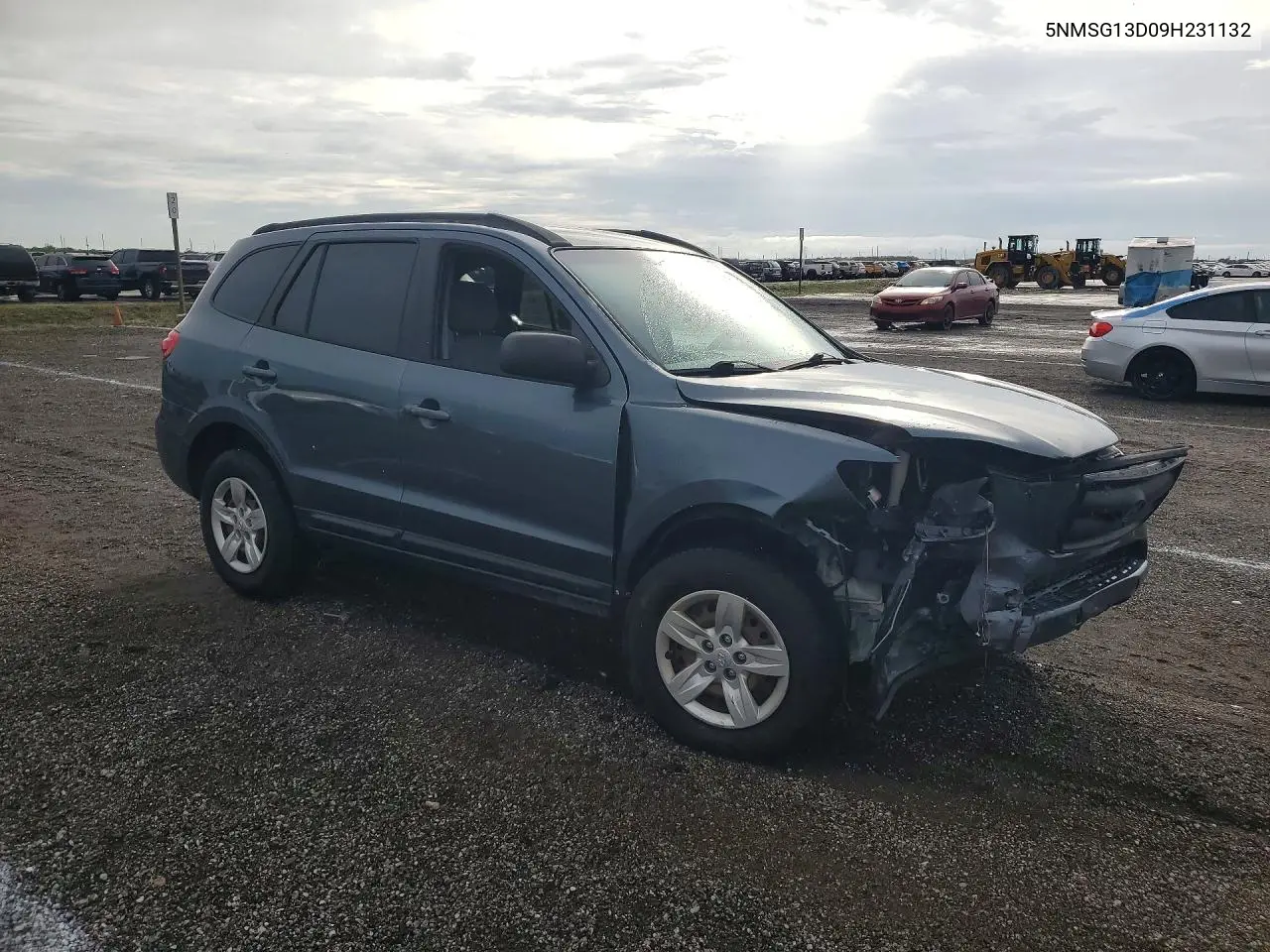 2009 HYUNDAI SANTA FE VIN 5NMSG13D09H231132 — фото 4