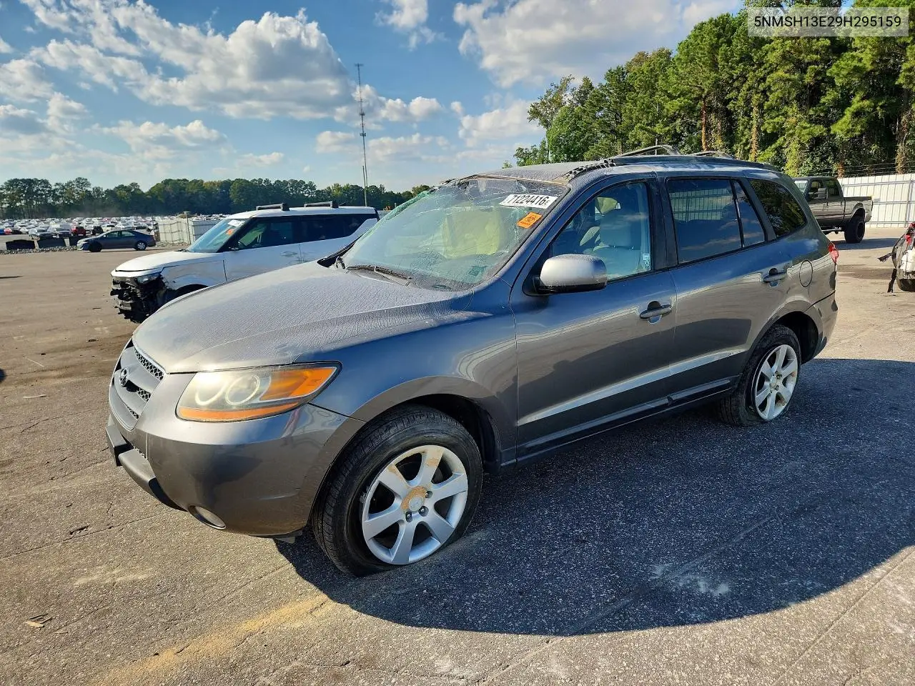 HYUNDAI SANTA FE 2009, VIN 5NMSH13E29H295159
