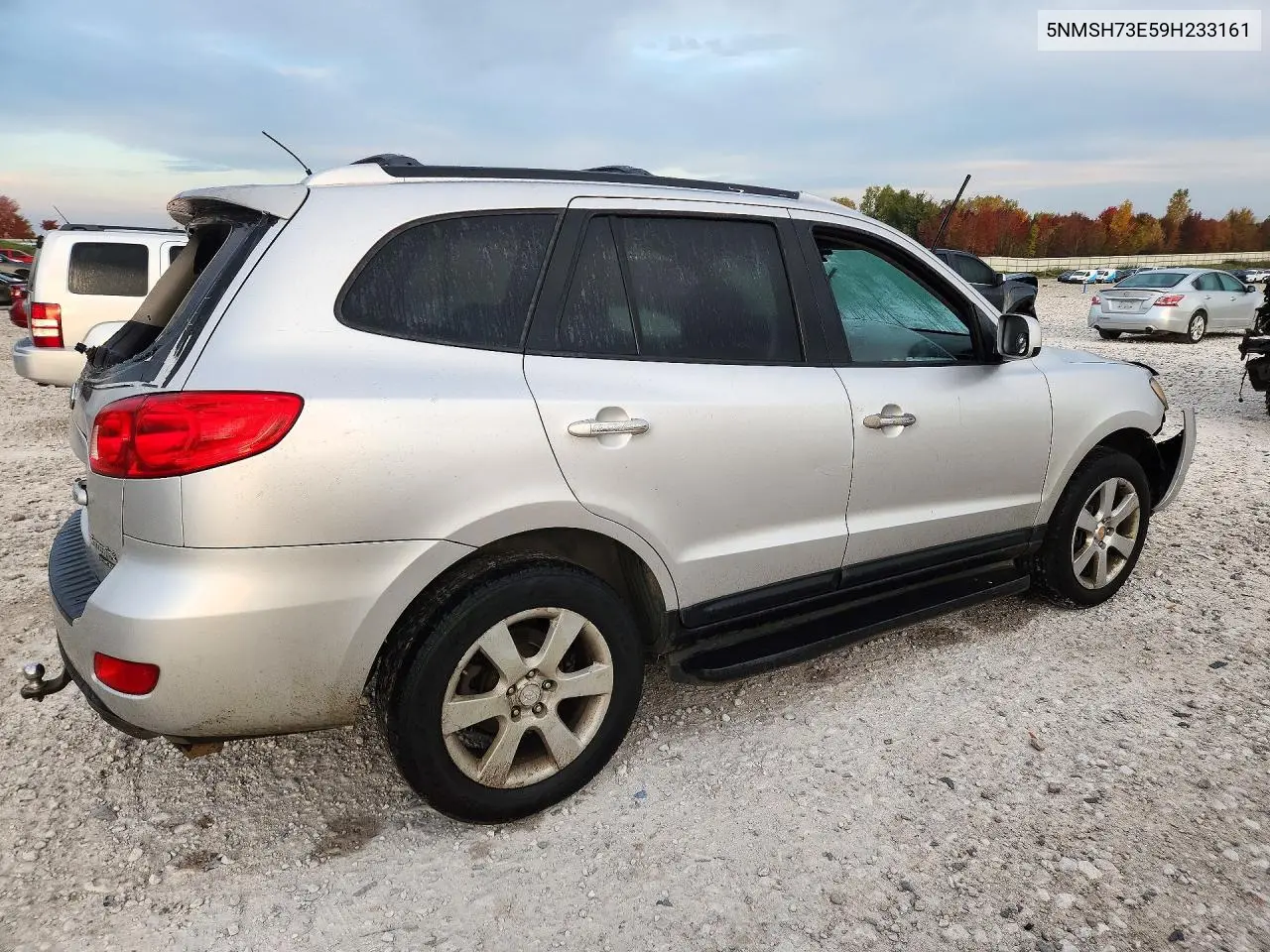2009 HYUNDAI SANTA FE VIN 5NMSH73E59H233161 — фото 3
