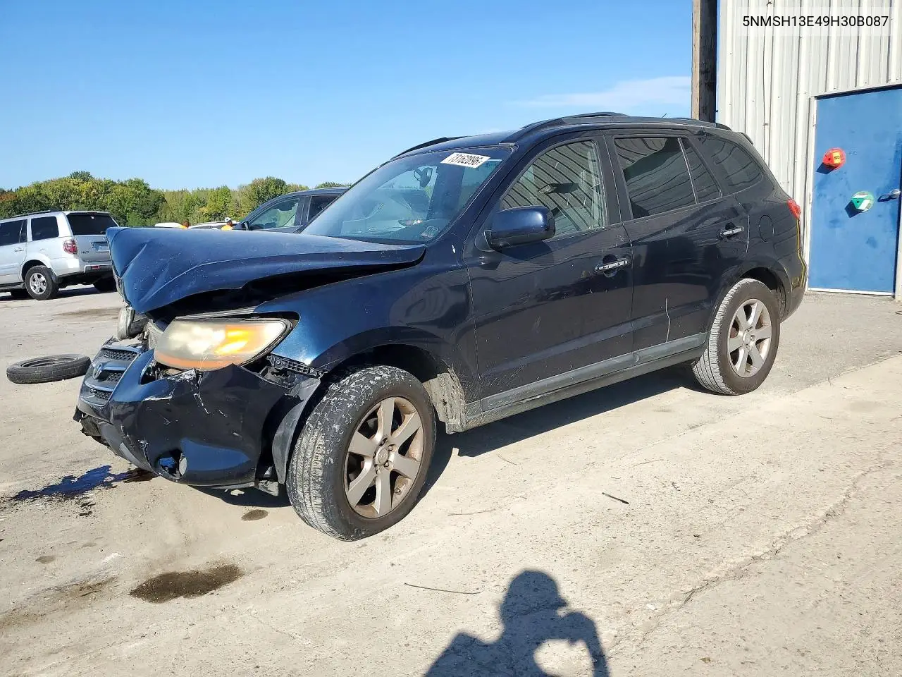 HYUNDAI SANTA FE 2009, VIN 5NMSH13E49H30B087