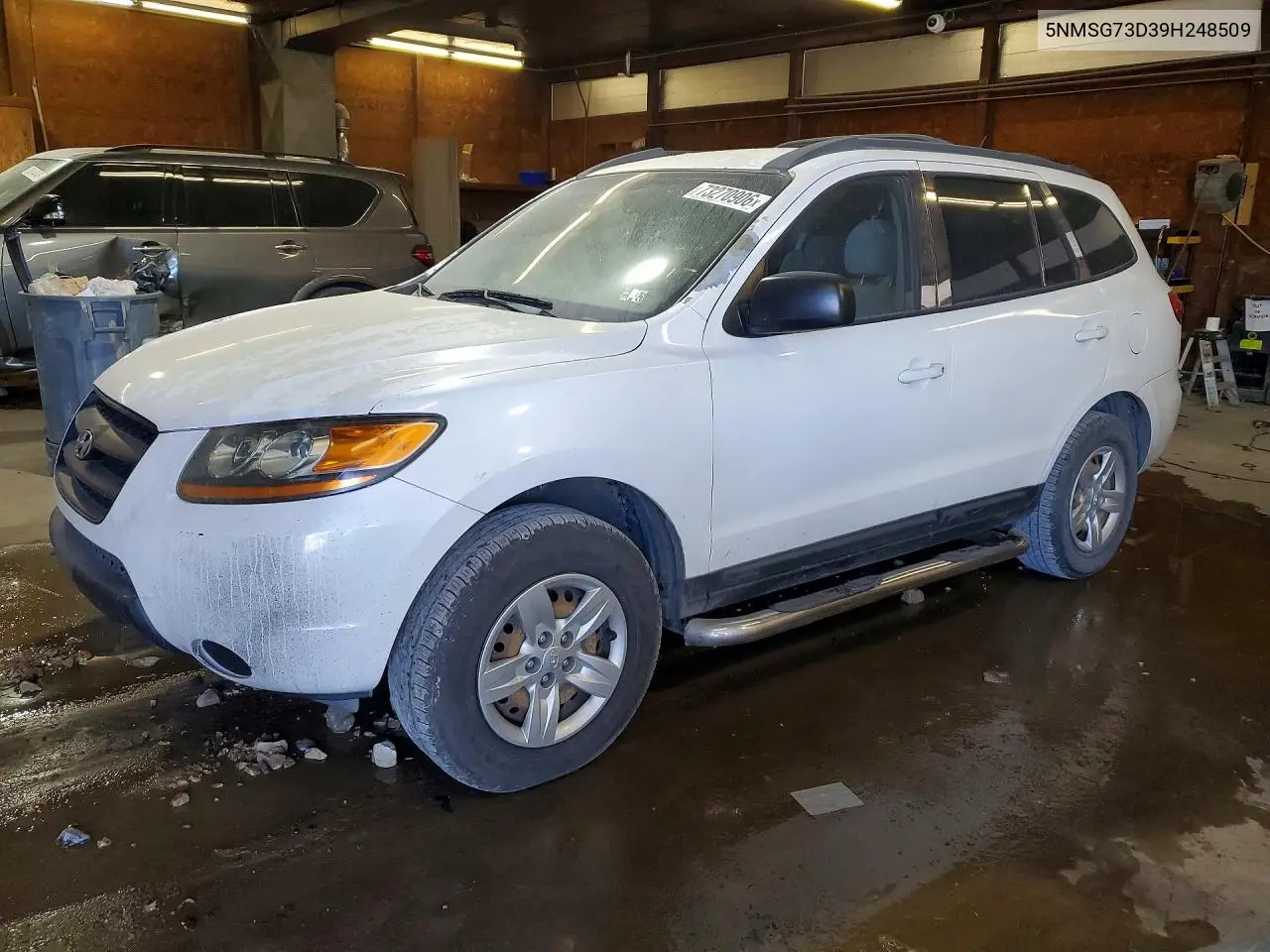 HYUNDAI SANTA FE 2009, VIN 5NMSG73D39H248509