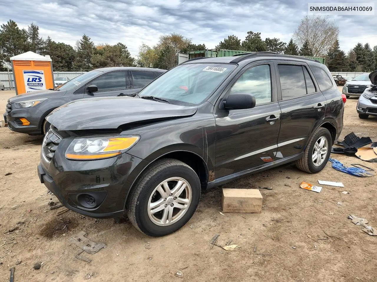 HYUNDAI SANTA FE 2010, VIN 5NMSGDAB6AH410069