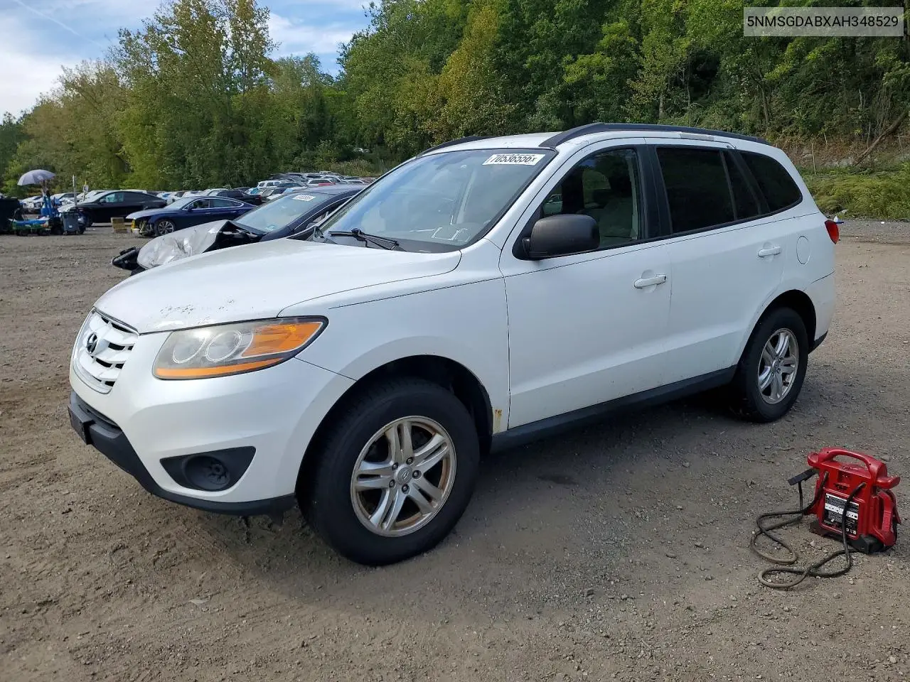 HYUNDAI SANTA FE 2010, VIN 5NMSGDABXAH348529