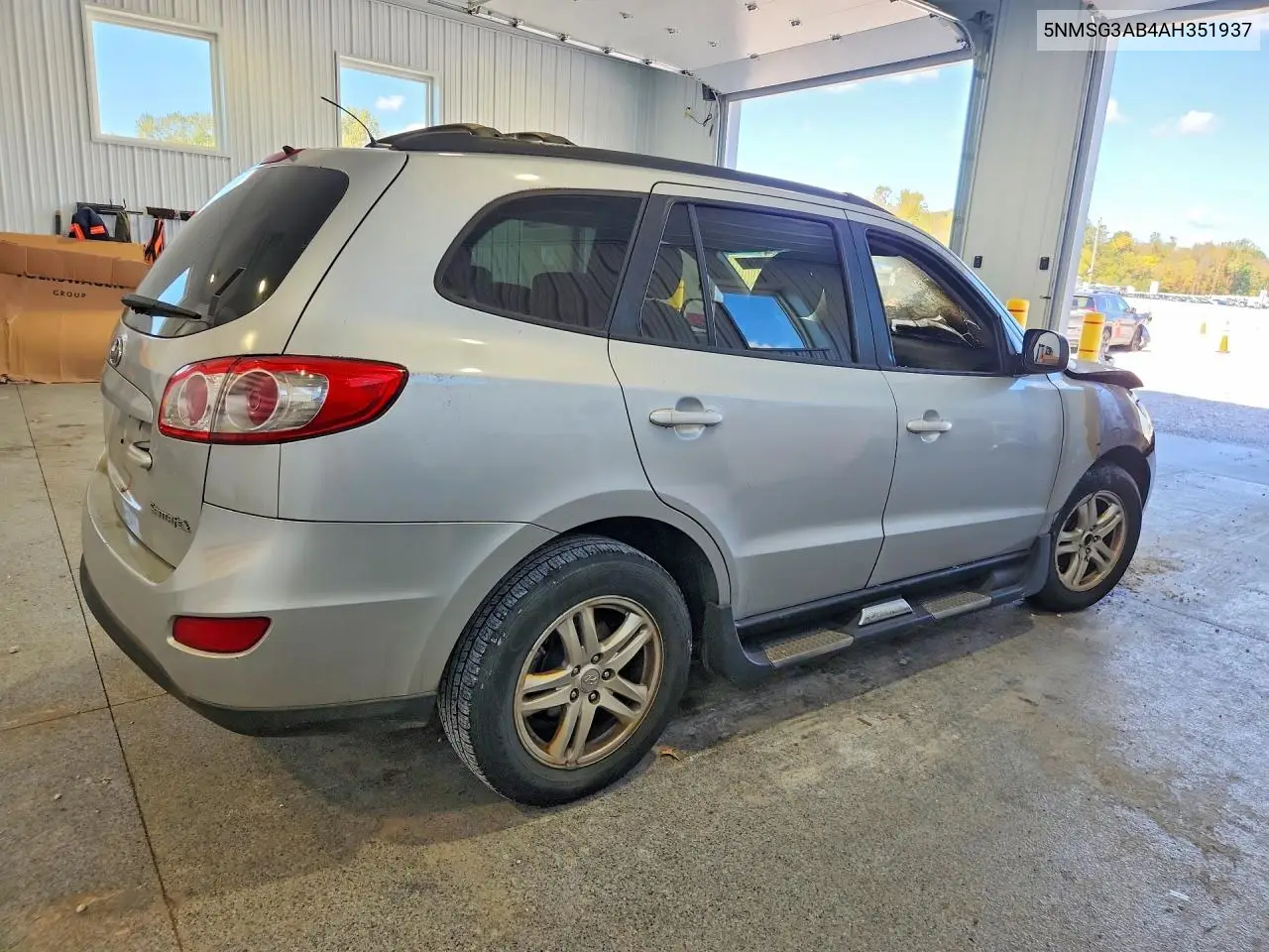 2010 HYUNDAI SANTA FE VIN 5NMSG3AB4AH351937 — фото 3