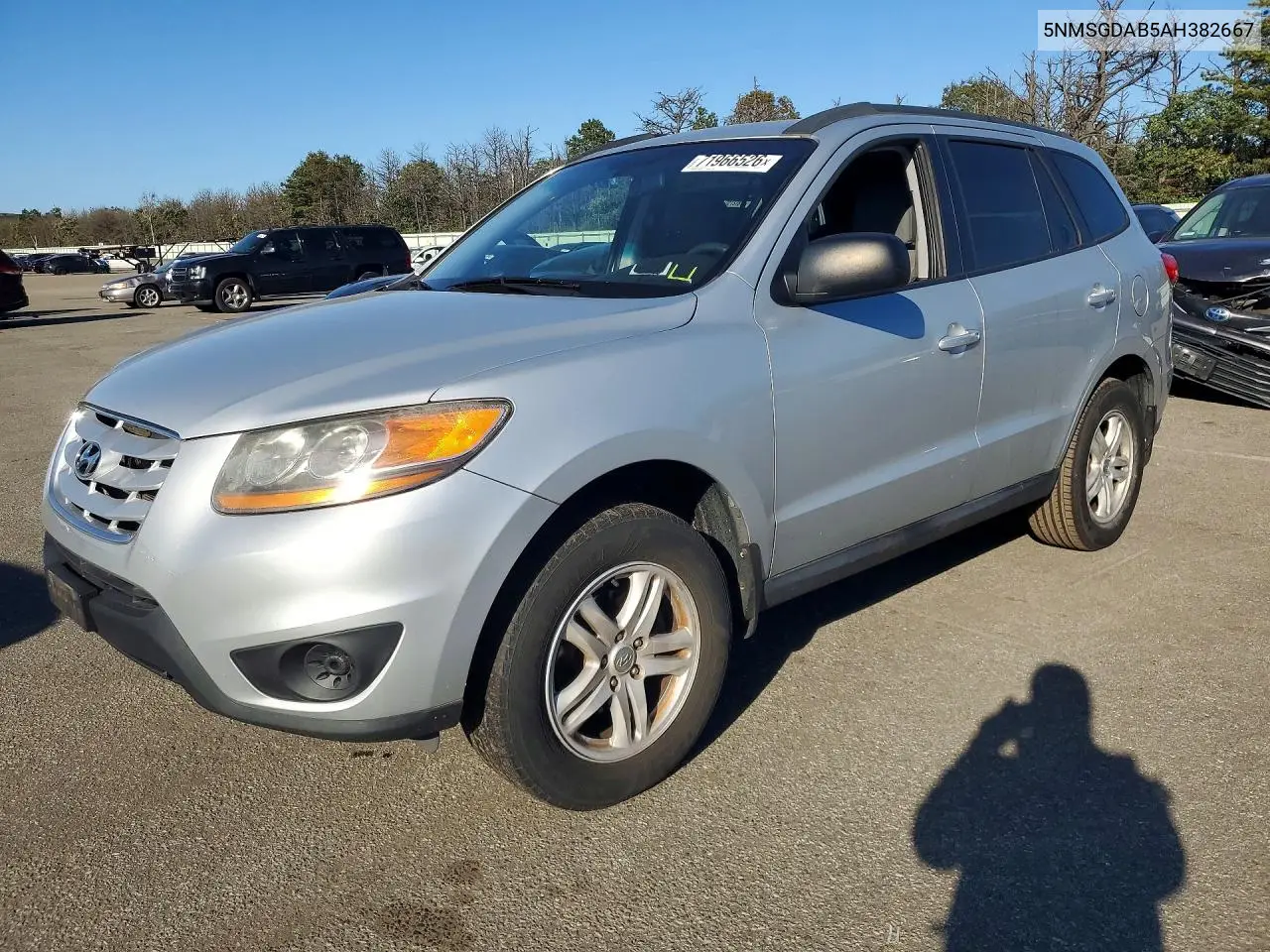 HYUNDAI SANTA FE 2010, VIN 5NMSGDAB5AH382667