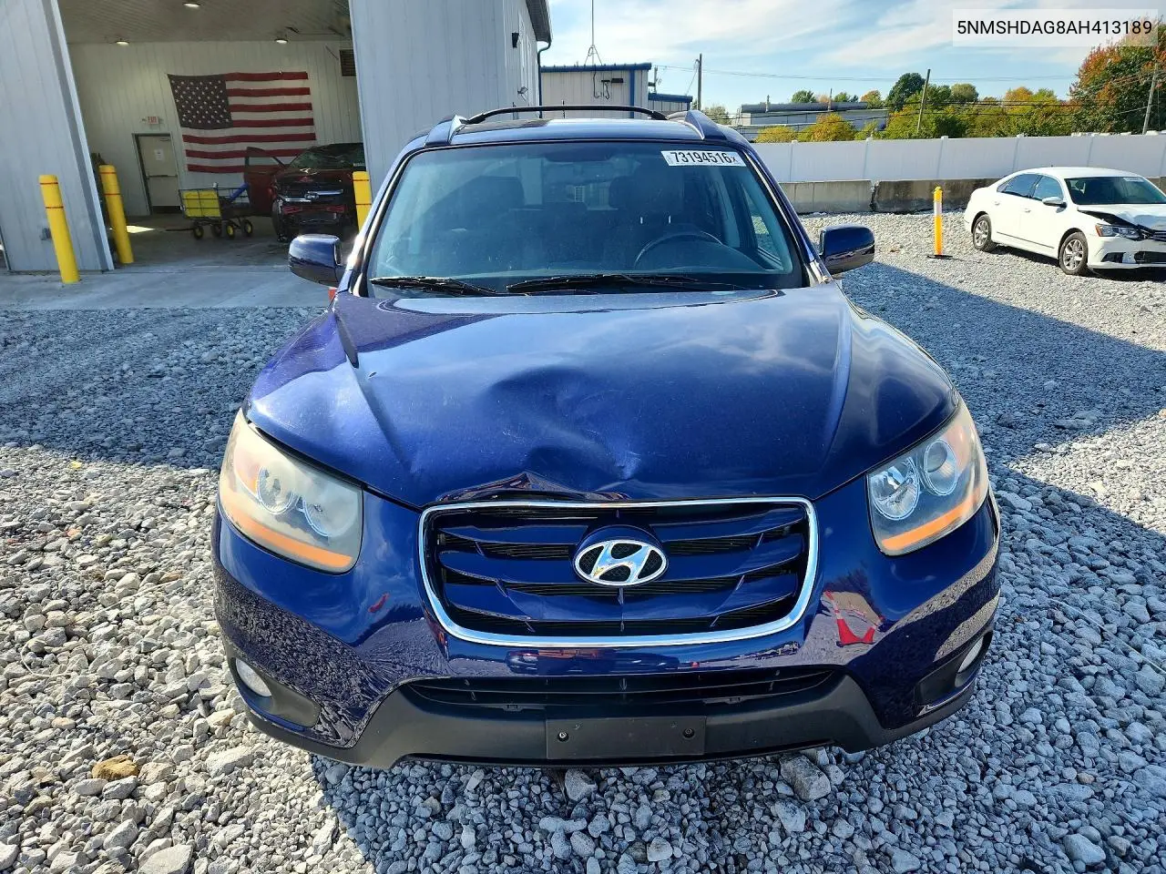 2010 HYUNDAI SANTA FE VIN 5NMSHDAG8AH413189 — фото 5