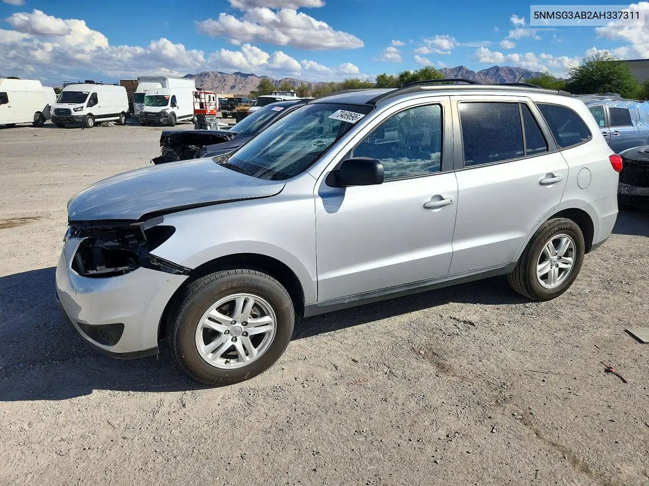 HYUNDAI SANTA FE 2010, VIN 5NMSG3AB2AH337311