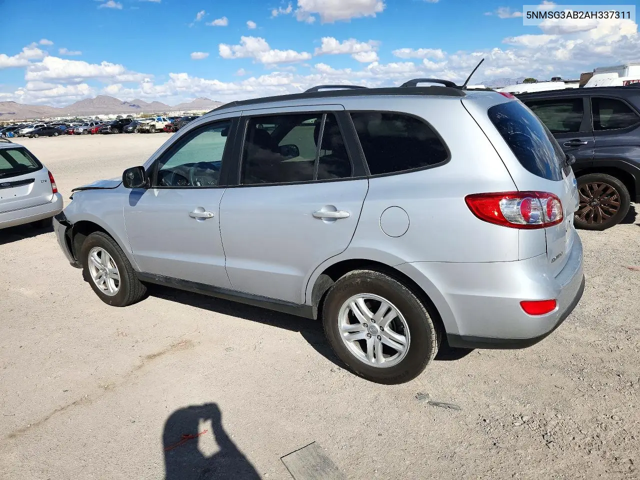 2010 HYUNDAI SANTA FE VIN 5NMSG3AB2AH337311 — фото 2
