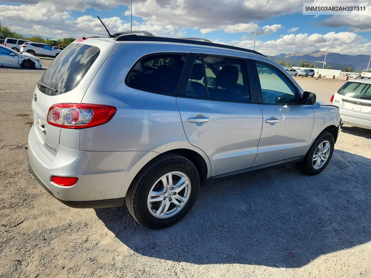 2010 HYUNDAI SANTA FE VIN 5NMSG3AB2AH337311 — фото 3