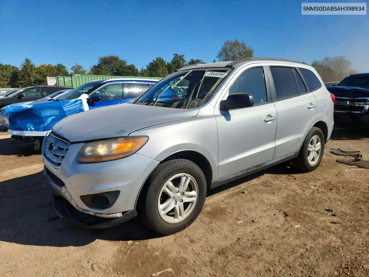 HYUNDAI SANTA FE 2010, VIN 5NMSGDAB5AH398934