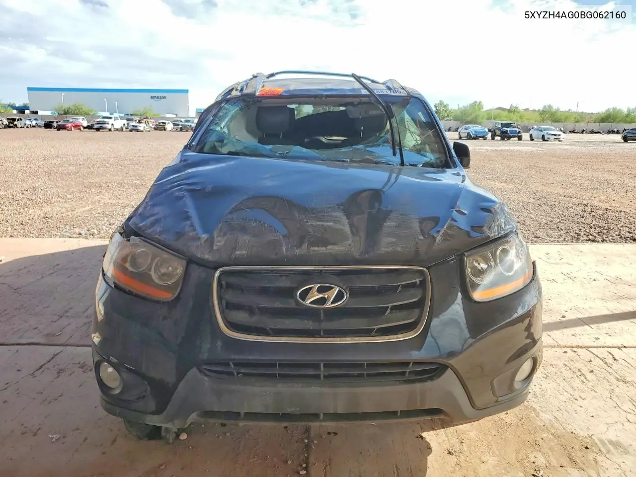 HYUNDAI SANTA FE 2011, VIN 5XYZH4AG0BG062160